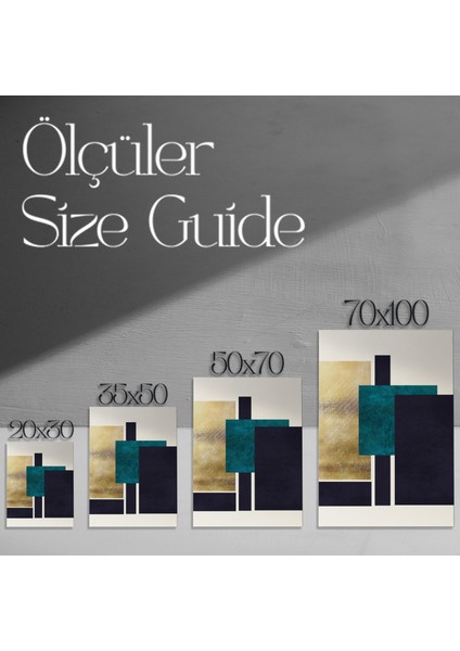 Soyut Geometrik Desen Tablosu modelleri