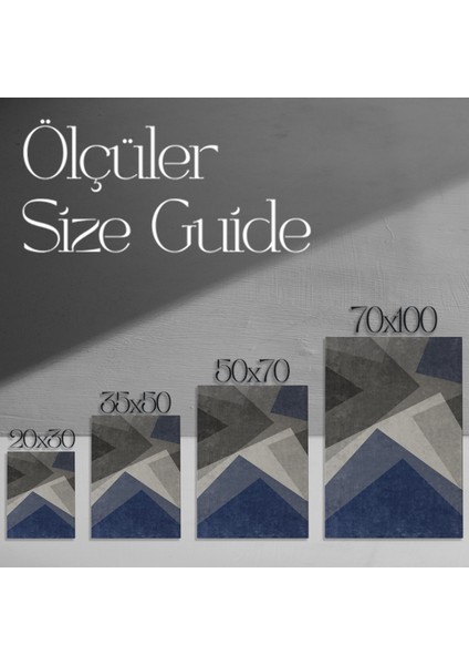 Soyut Geometrik Desen Tablosu modelleri