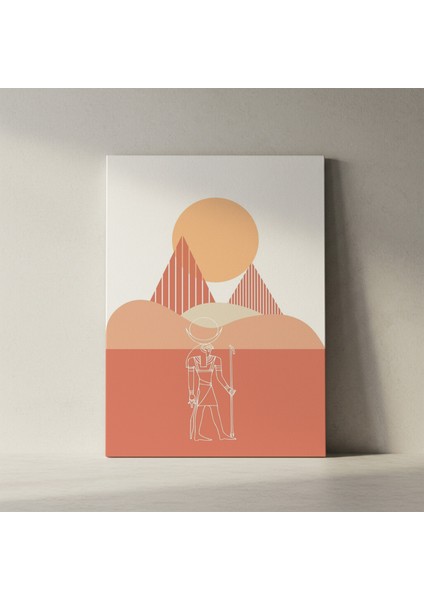 Mısır Tanrısı Horus Soyut Sanat Tablosu fiyatları