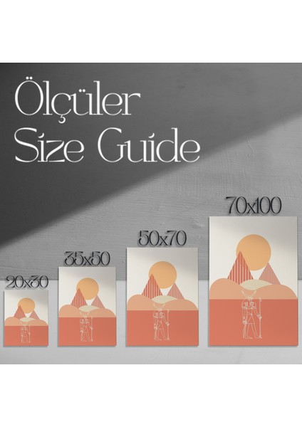 Mısır Tanrısı Horus Soyut Sanat Tablosu modelleri