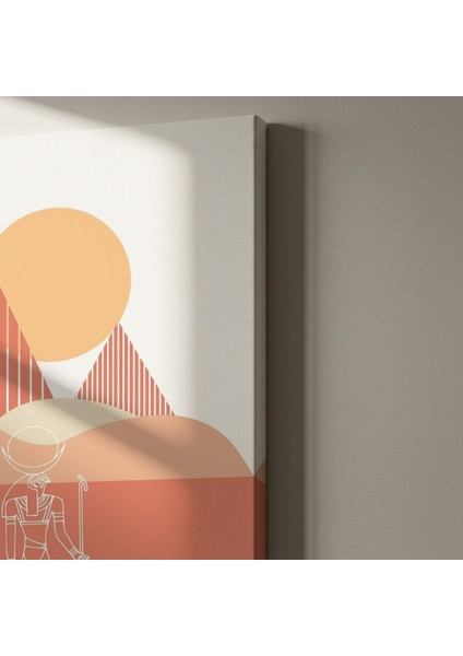 Mısır Tanrısı Horus Soyut Sanat Tablosu indirimleri