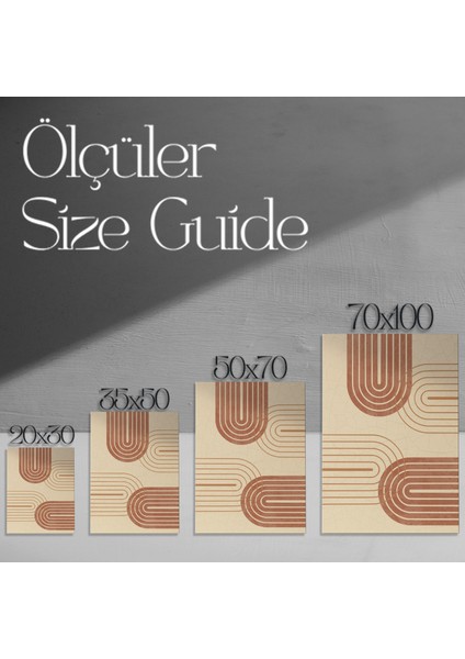 Modern Geometrik Soyut Tasarım Tablosu modelleri