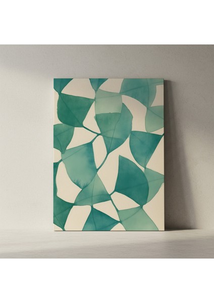 Soyut Yeşil Tonları Tablosu fiyatları