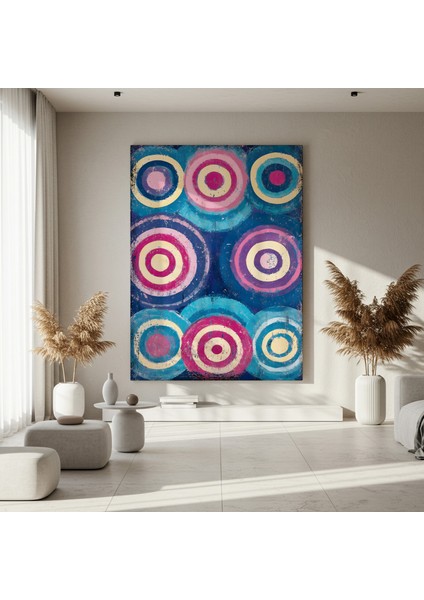 Soyut Çemberler Dekoratif Tablo fırsatları