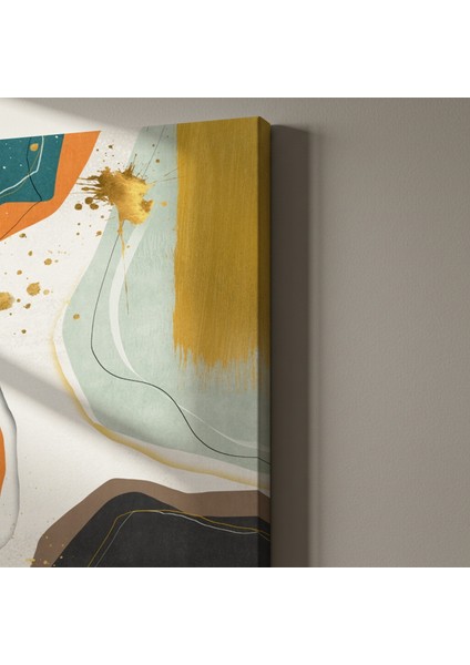 Soyut Desenler ve Altın Detaylar Tablosu indirimleri