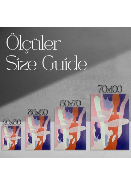 Soyut Pembe Tonları Duvar Tablosu modelleri