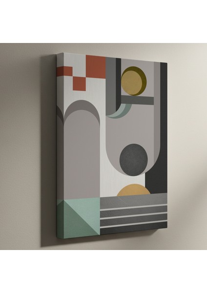 Soyut Geometrik Desen Tablosu