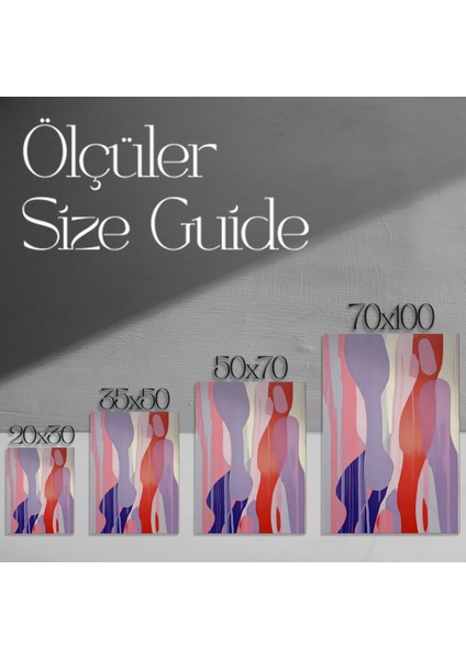 Soyut Pembe Tonları Akrilik Tablo modelleri