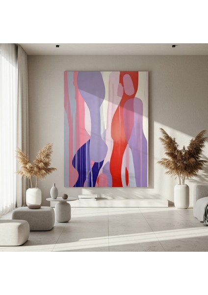 Soyut Pembe Tonları Akrilik Tablo fırsatları