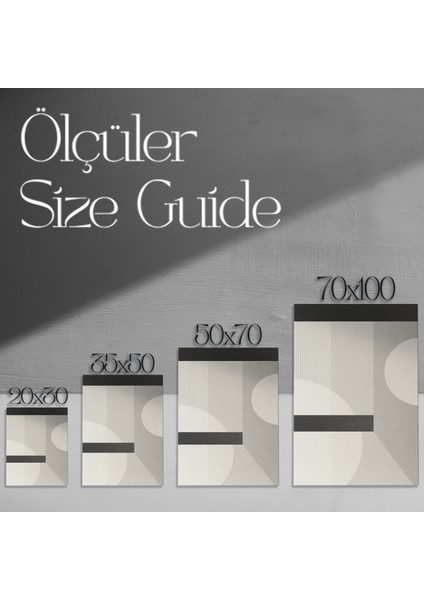 Soyut Geometrik Desen Tablosu modelleri