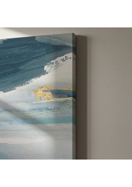 Soyut Mavi ve Gold Detaylar Tablosu indirimleri