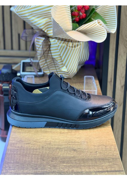 Erkek Bağcıklı Deri Ayakkabı-Siyah fiyatları