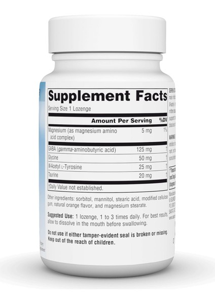 Gaba Calm N-Acetyl L - Tyrosine Taurine Glycine Magnezyum Magnesium Complex Relax Focus Mınd modelleri