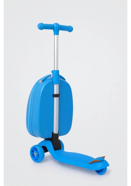 Valiz - Scooter Valiz - Wexta Heybee Serisi Çıkarılabilir Sırt Çantalı Mavi Scooter