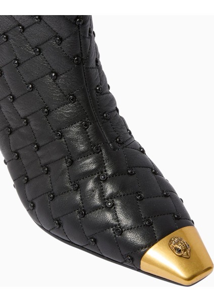 Regent Crystal 65 Siyah Deri Bot, Şık ve Zarif Bilek Botu modelleri