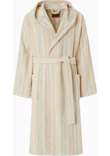 Harmony Pamuklu Kapüşonlu Bornoz, Maksimalist Renk ve Konfor