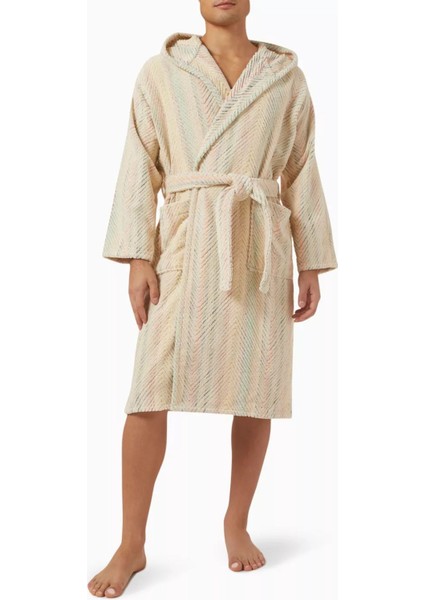 Harmony Pamuklu Kapüşonlu Bornoz, Maksimalist Renk ve Konfor fiyatları