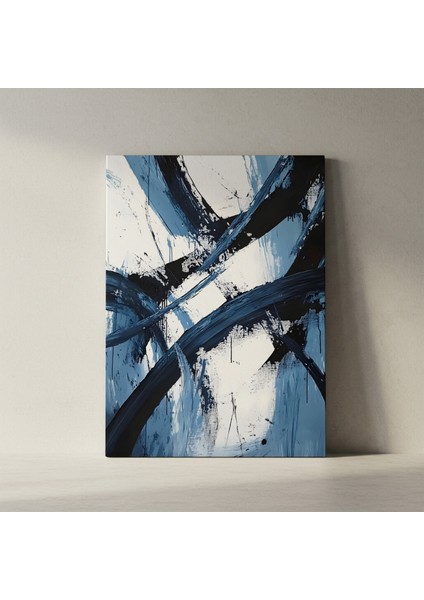 Soyut Mavi Akrilik Tablo fiyatları