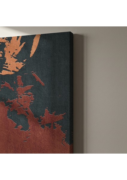 Soyut Metalik Dokulu Sanat Tablosu indirimleri