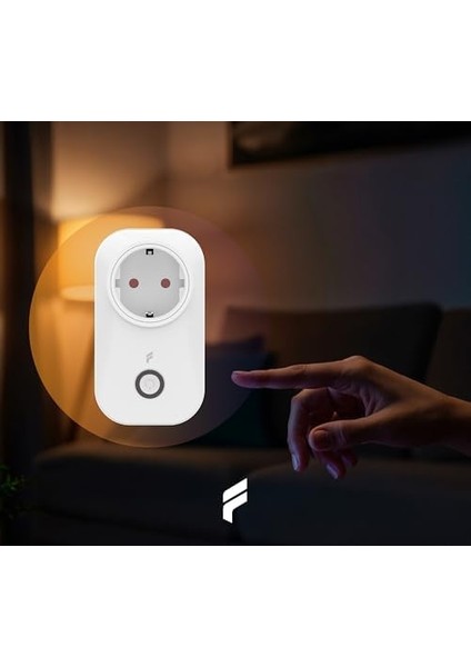 Akım Korumalı Priz 3'lü Set (16 Amper), Wifi, Uzaktan Kontrol, Enerji Tüketim Takibi modelleri