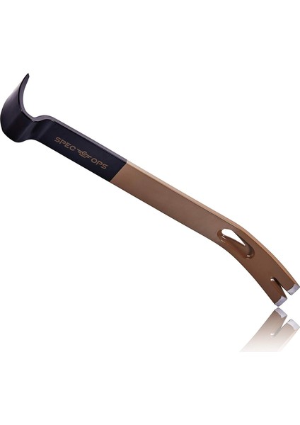 Ops Tools 38,1 cm Düz Kaldırma Çubuğu Levye Kavisli Sallanma Başlığı Damla Tırnak Çekici Sert Çelik