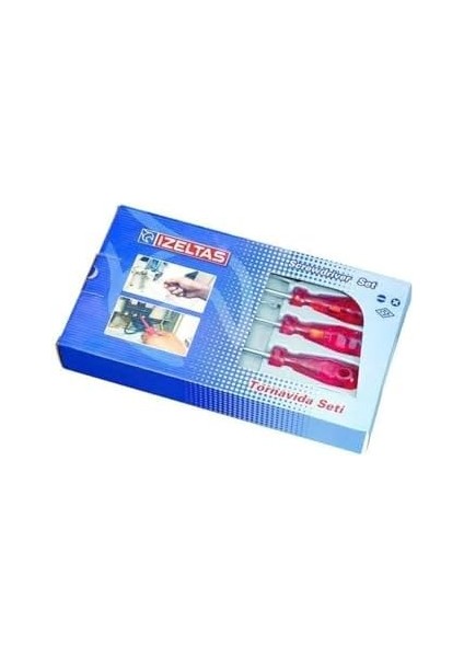 4120 00 8106 Kraft Seri Yıldız Uçlu Tornavida Seti 6 Parça modelleri