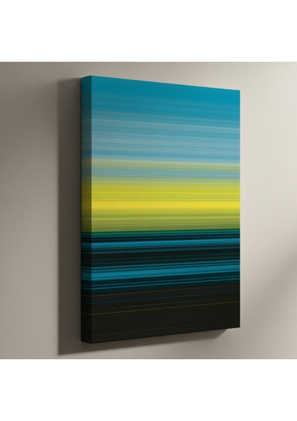 Soyut Yeşil Tonları Tablosu