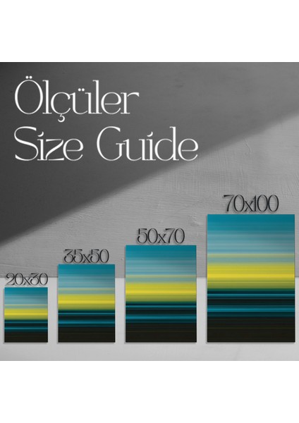 Soyut Yeşil Tonları Tablosu modelleri