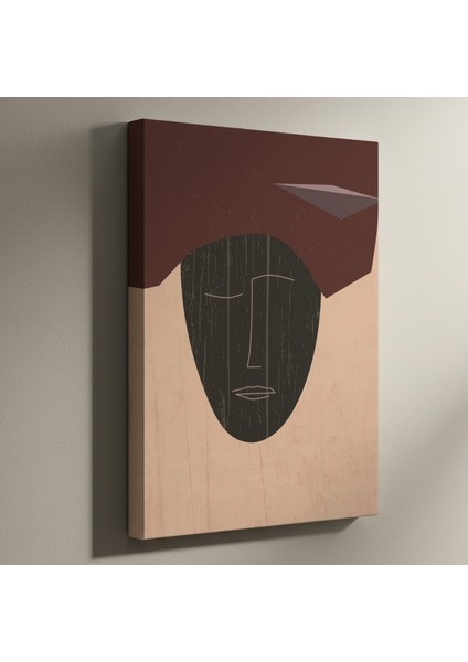Soyut Minimalist Yüz Tablosu