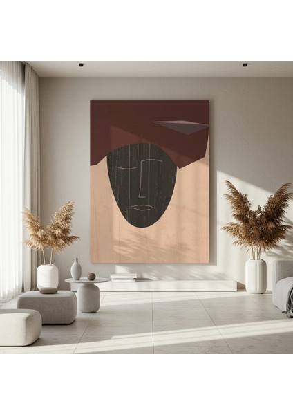 Soyut Minimalist Yüz Tablosu fırsatları