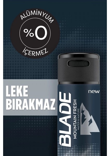 3 Adet Mountain Fresh Erkek Deodorant 150ML Leke Bırakmaz fiyatları