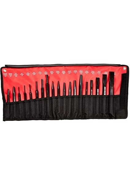 Tools 61019 Zımba ve Keski Seti, Siyah Oksit Kaplama, 19 Parça modelleri