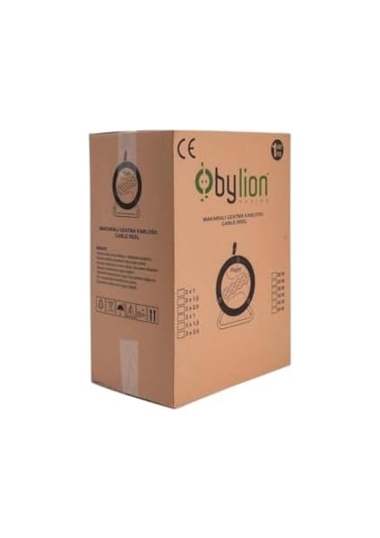 Metre Makaralı Uzatma Kablosu 3x2.5mm Ttr - 4 Prizli, IP20, Güç Göstergeli, Dayanıklı Dış Mekan ve Iç Mekan Kullanımı Için Seyyar Elektrik Kablosu Bylion modelleri