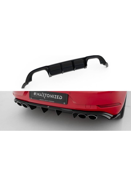 Vw Golf Mk7 Facelift Arka Difüzör V.3 VW-GO-7F-R-RS3G