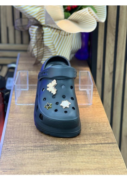 Kadın Günlük Yumuşak Taban Terlik-Siyah