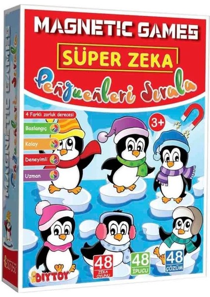 2397 Manyetik Magnet Penguenleri Sırala -Dıytoys