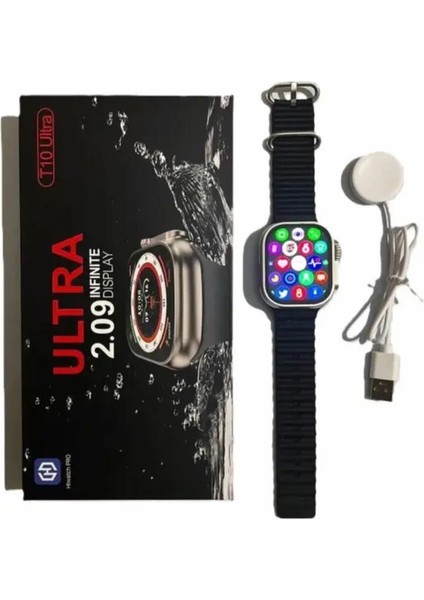 Akıllı Saat T10 Ultra Çift Kordonlu