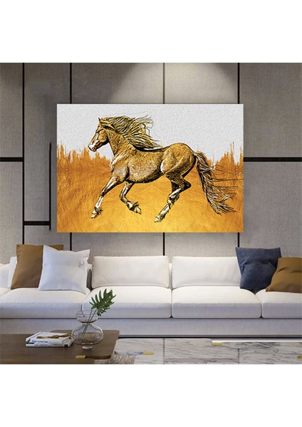 Kara Panter Posteri, Siyah ve Altın Renkli Soyut Panter Kanvası, Büyük Dijital Baskı fiyatları