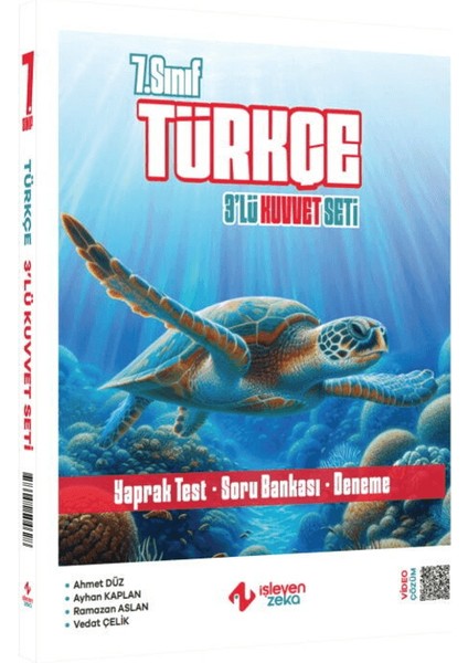 7. Sınıf Türkçe 3'lü Kuvvet Serisi Seti