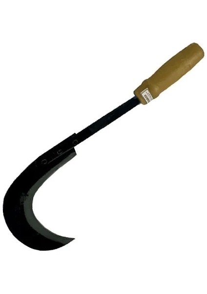 Sürmene Kırmızı Plastik Saplı Orak 43 cm - Buğday Hasadı