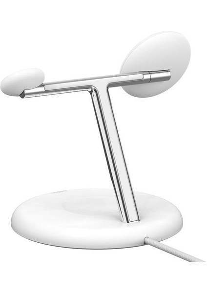 WIZ023VFWH Qi2 15W 3in1 Magsafe Şarj Standı - Beyaz fırsatları