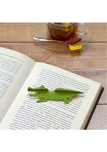 Timsah Kitap Ayracı | Eğlenceli Çocuk ve Yetişkin Kitap Belirleyici | 9,5 cm x 2,6 cm fiyatları