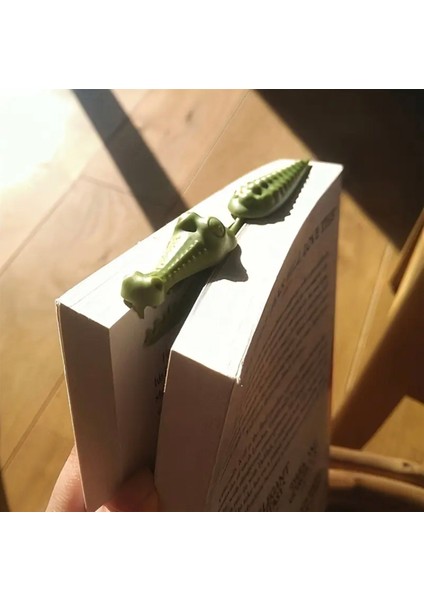 Timsah Kitap Ayracı | Eğlenceli Çocuk ve Yetişkin Kitap Belirleyici | 9,5 cm x 2,6 cm indirimleri