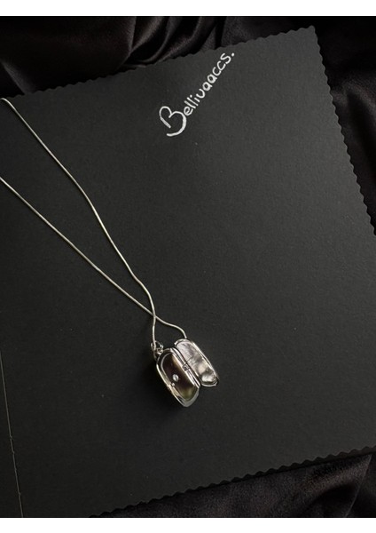 Çelik Altın ve Gümüş Açılır Kapanır Kolye modelleri