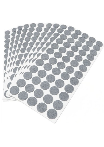 Yapışkanlı Mobilya Masa Sandalye Parke Zemin Ayak Koruyucu Kaydırmaz Keçesi 20 mm (100'LÜ Paket)