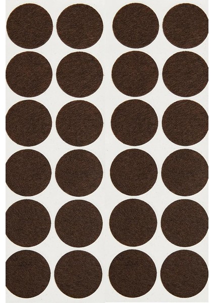 Yapışkanlı Mobilya Masa Sandalye Parke Zemin Ayak Koruyucu Kaydırmaz Keçesi 15 mm (288'LÜ Paket) fiyatları