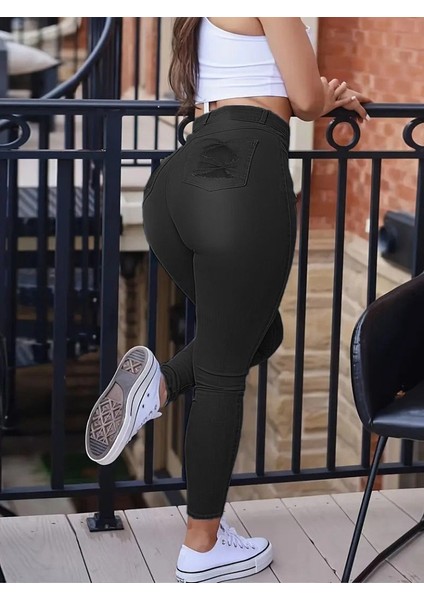 Kadın Yüksek Bel Dar Kesim Kot Pantolon modelleri