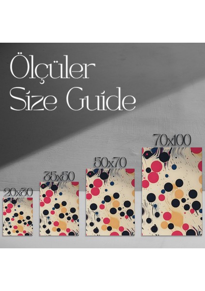 Soyut Daireler Modern Sanat Tablosu modelleri