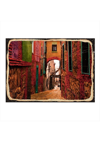 Dar Sokak Mdf Tablo 50 cm x 70 cm
