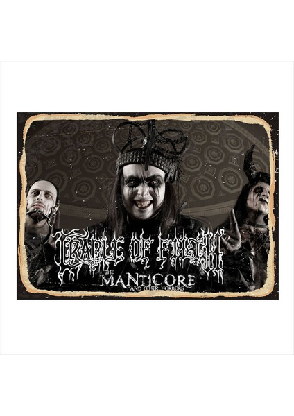 Cradle Of Filth Mdf Tablo 50 cm x 70 cm